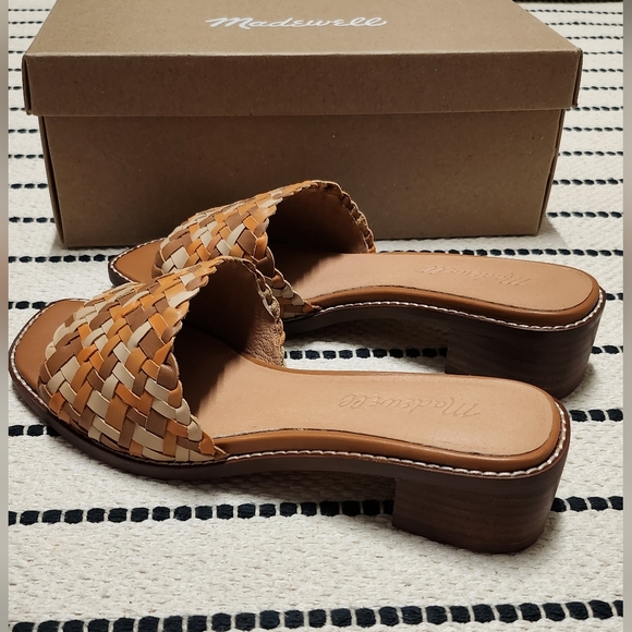 Madewell Cassady Mule in Woven Leather Sandals - Size 6 - Picture 9 of 9